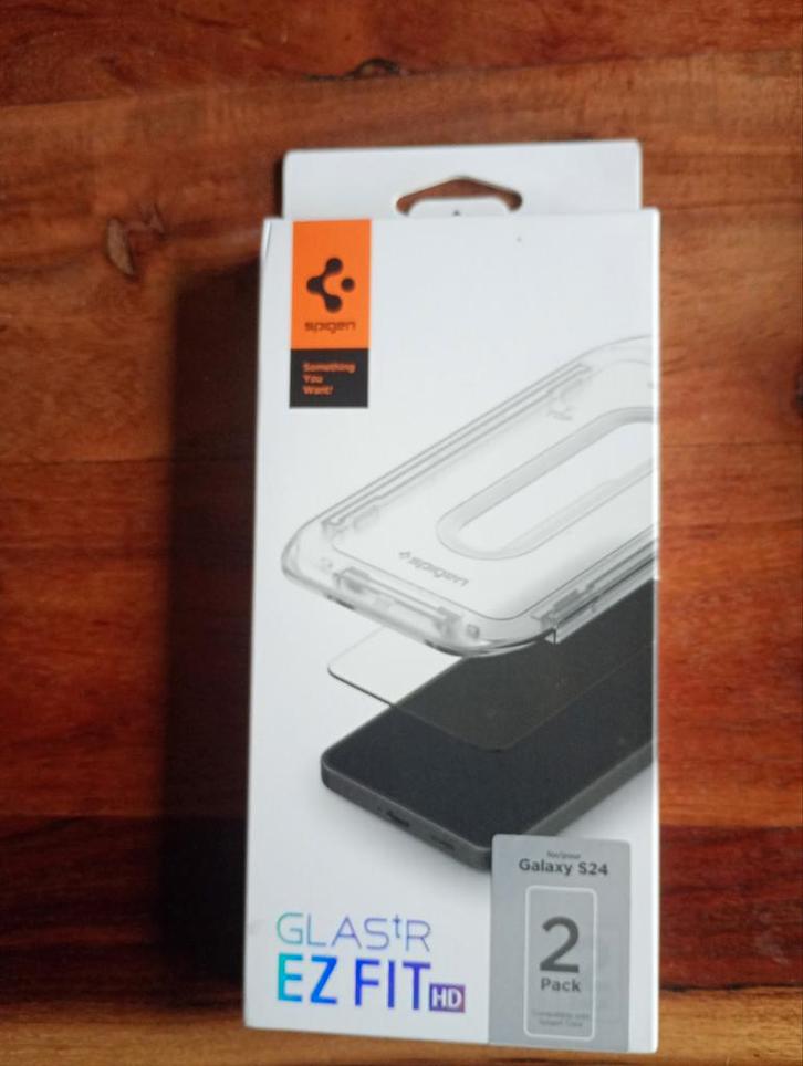 Nieuw Spigen Glas.tR EZ FIT HD - Galaxy S24 - 2 Stuks, Telecommunicatie, Mobiele telefoons | Toebehoren en Onderdelen, Nieuw, Samsung