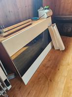 Moderne witte tafel, Huis en Inrichting, Gebruikt, 100 tot 150 cm, Ophalen of Verzenden, Minder dan 100 cm