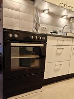 Etna FIV560ZWA Inductie fornuis Zwart met oven, Zo goed als nieuw, Inductie, 85 tot 90 cm, Hete lucht