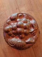 Koperen Bakblik met Druivenmotief, Ophalen of Verzenden