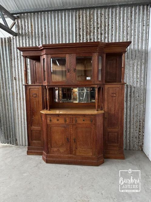 Mooie antieken houten kast., Huis en Inrichting, Woonaccessoires | Wandplanken en Boekenplanken, Ophalen