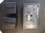 Panasonic VSK0651 lader + 2 @ccu, Ophalen of Verzenden, Gebruikt, Oplaadbaar