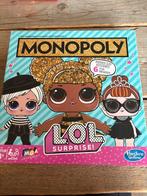 Monopoly lol surprise, Hobby en Vrije tijd, Gezelschapsspellen | Bordspellen, Vijf spelers of meer, Ophalen of Verzenden, Zo goed als nieuw