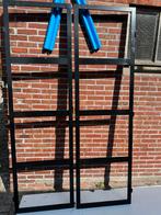 Dubbele Zwarte Taatsdeuren met Kozijn - Nieuw!, Doe-het-zelf en Verbouw, Kozijnen en Schuifpuien, Deurkozijn, Nieuw, Metaal, Ophalen