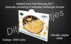 Holland Coin Fair penning 2017 Hartberger Munthouder HCF KNM, Postzegels en Munten, Penningen en Medailles, Overige materialen