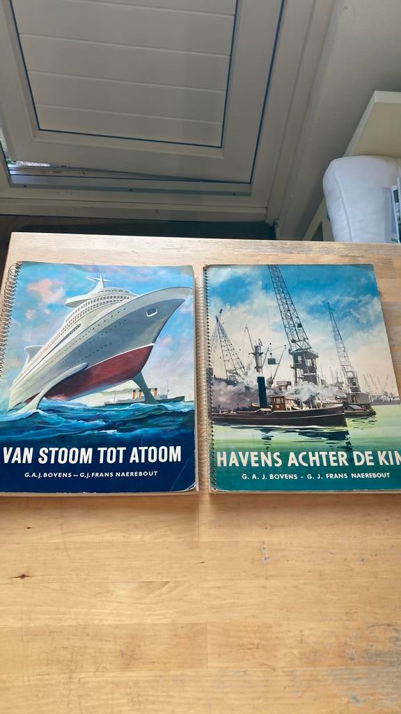Havens achter de kim + Van stoom tot atoom. + 36 plaatjes!, Boeken, Prentenboeken en Plaatjesalbums, Ophalen of Verzenden, Gelezen
