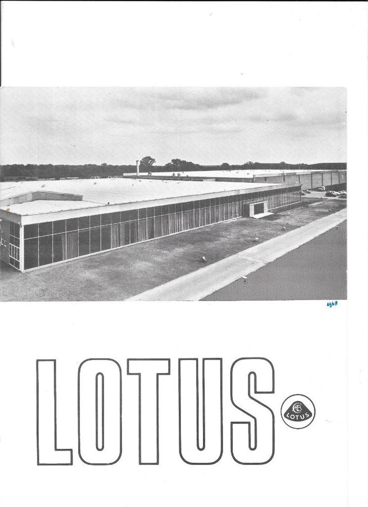 LOTUS Company-introduction, Boeken, Auto's | Folders en Tijdschriften, Zo goed als nieuw, Overige merken, Ophalen of Verzenden
