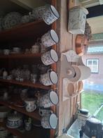 Emaille kroegjes,  bekers blau saks, Ophalen, Metaal, Minder dan 50 cm, Minder dan 5 flessen