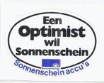 So287 Sticker Sonnenschein, Verzamelen, Ophalen of Verzenden, Zo goed als nieuw, Overige typen