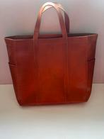 Grote leren  cognac Shopper misc   etc…, Sieraden, Tassen en Uiterlijk, Tassen | Damestassen, Ophalen of Verzenden, Gebruikt, Bruin