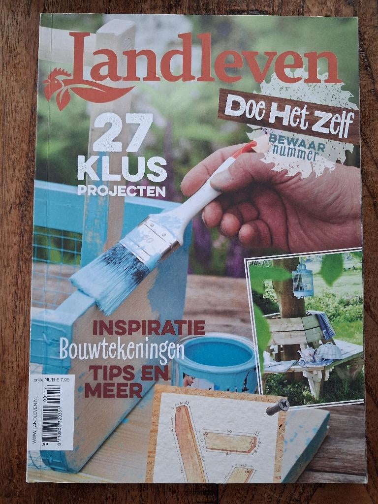 Landleven Doe het zelf bewaarnummer - 27 klusprojecten, Boeken, Ophalen of Verzenden, Zo goed als nieuw, Overige typen