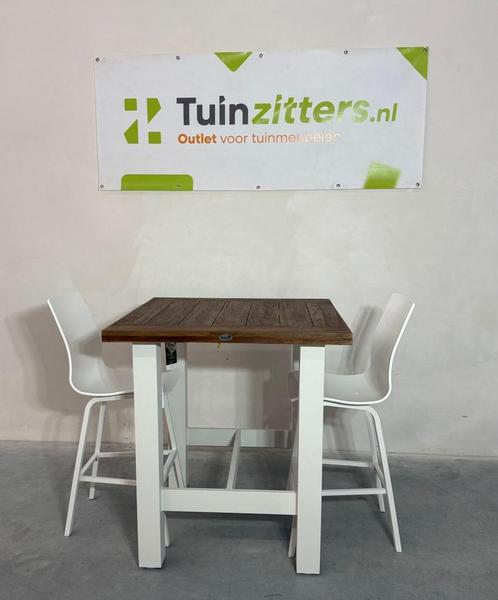 Hartman Sophie/Yasmani 3-delige barset wit, Tuin en Terras, Tuinsets en Loungesets, Nieuw, Tuinset, Hardhout, 2 zitplaatsen, Eettafel