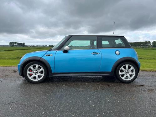 Mini 1.6 16V Cooper S 120KW 2002 Blauw incl. winterbanden, Auto's, Mini, Particulier, Cooper S, Airbags, Airconditioning, Bluetooth
