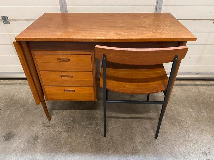 Vintage Drop Leaf Desk, Huis en Inrichting, Bureaus, Zo goed als nieuw, Ophalen