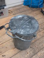 Vintage metalen emmer Amsterdam, Gebruikt, Ophalen of Verzenden, Metaal, Minder dan 50 cm