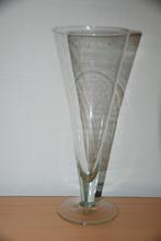 Kelk vaas / glas op poot., Ophalen of Verzenden, Zo goed als nieuw, Glas, Minder dan 50 cm
