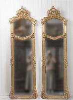 Set Barok Gouden Passpiegel, Ophalen of Verzenden, Rechthoekig