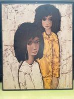 Print Jef Wauters - Deux Filles, Antiek en Kunst, Kunst | Schilderijen | Klassiek, Ophalen
