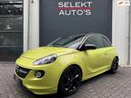 Opel ADAM 1.4 Slam 101 Pk Climate/Cruise/Bluetooth/Leder/17, Auto's, Opel, Gebruikt, Zwart, 4 stoelen, Leder en Stof
