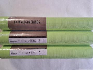 FELGROEN BEHANG strepen structuur - BN Wallcoverings 21501 beschikbaar voor biedingen