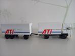 Daf  3600 ATI met aanhanger  Rai 1986, Hobby en Vrije tijd, Ophalen of Verzenden, Zo goed als nieuw, Bus of Vrachtwagen, Lion Toys