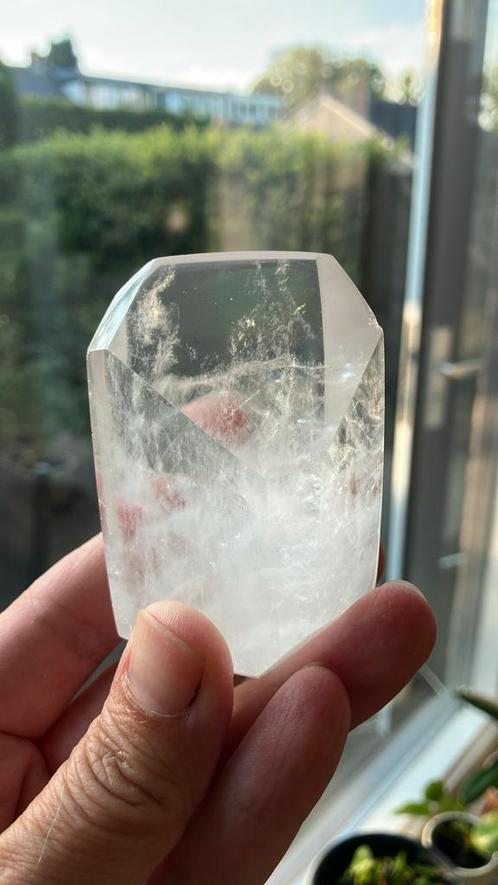 Helder bergkristal B | 7x4x5 cm | 185 gram, Verzamelen, Mineralen en Fossielen, Mineraal, Ophalen of Verzenden