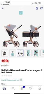 Kinderwagen 2-in-1 Rose Goud/Zwart - Zo Goed Als Nieuw, Kinderen en Baby's, Kinderwagens en Combinaties, Ophalen, Zo goed als nieuw