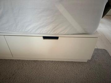 IKEA Nordli Bed 140x200 + Lattenbodem & Matras - afbeelding 4