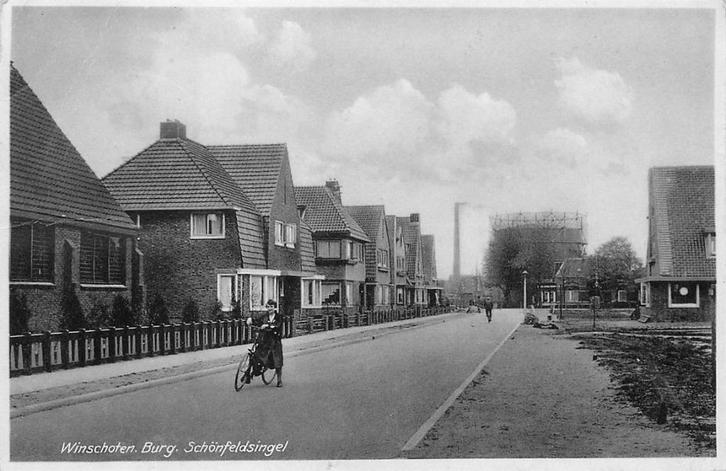 701285045 Winschoten Burg Schonfeldsingel, Verzamelen, Ansichtkaarten | Nederland, Groningen, Voor 1920, Verzenden