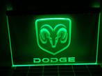 Dodge 3D led decoratie reclame logo verlichting kado lamp, Verzamelen, Merken en Reclamevoorwerpen, Lichtbak of (neon) lamp, Nieuw
