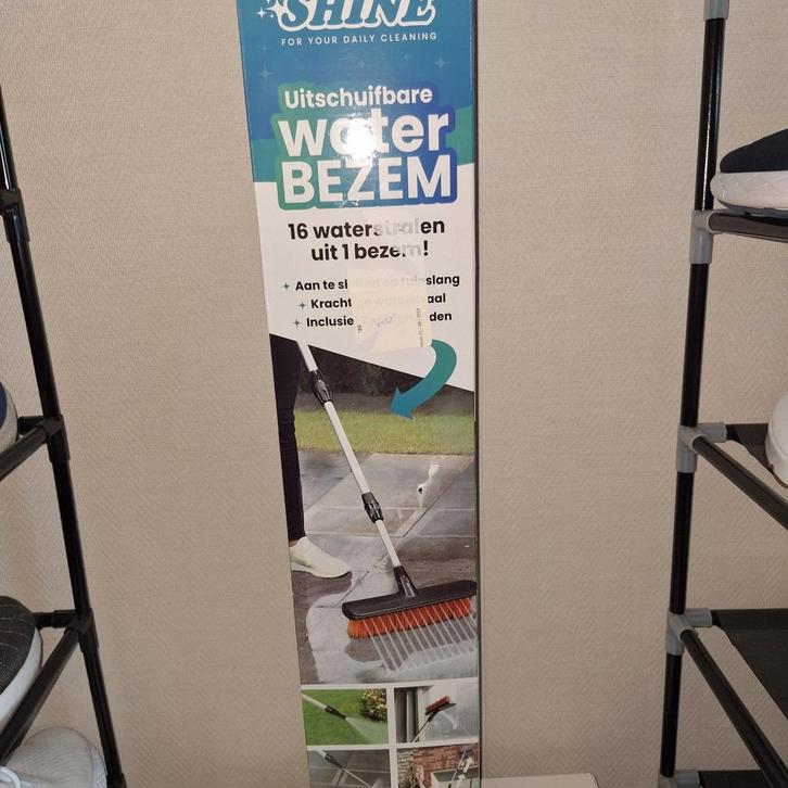 Shine Uitschuifbare Waterbezem - Nieuw in Verpakking, Tuin en Terras, Overige Tuin en Terras, Nieuw, Ophalen of Verzenden