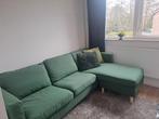 Groene Parup IKEA hoekbank, Huis en Inrichting, 250 tot 300 cm, Gebruikt, Hoekbank, 75 tot 100 cm