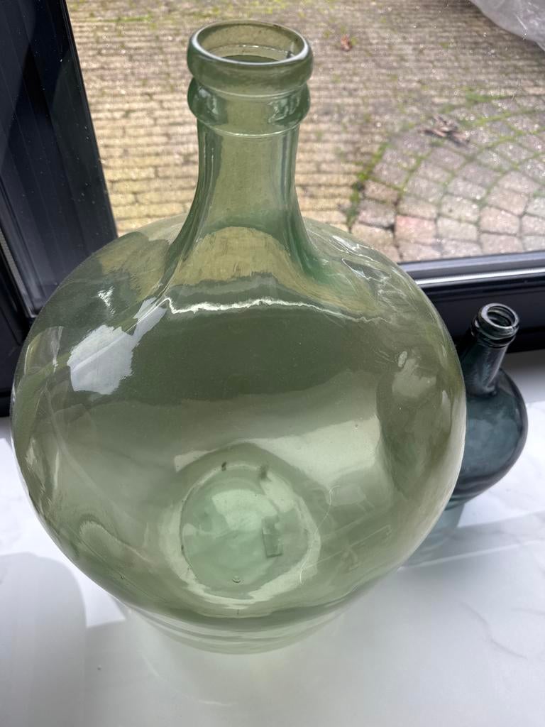 Mooie Dijon vaas, Huis en Inrichting, Woonaccessoires | Vazen, Zo goed als nieuw, Overige kleuren, Minder dan 50 cm, Glas, Ophalen