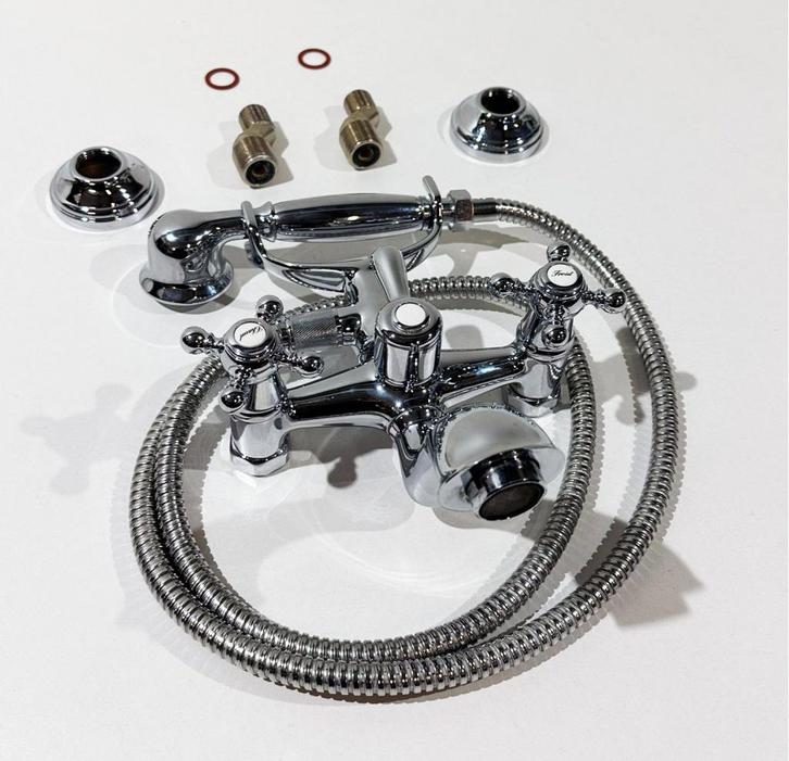 DAMIXA TRADITION BAD/DOUCHEKRAAN  gebruikt, Doe-het-zelf en Verbouw, Sanitair, Gebruikt, Kraan, Chroom, Ophalen of Verzenden