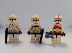 Lego star Wars 3x Clone Troopers . SW0091 ,0128 en 0126., Ophalen of Verzenden, Gebruikt