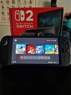 Nintendo switch 2 met bon doos boekjes garantie en hoes, Ophalen, Zo goed als nieuw, Met 2 controllers, Switch 2019 Upgrade