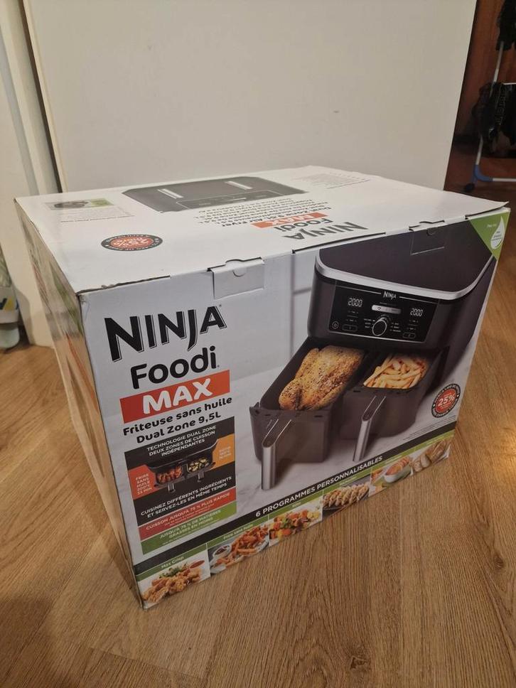 Ninja Foodi Max XXL Airfryer - 9,5L - NIEUW MET GARANTIE, Witgoed en Apparatuur, Airfryers, Nieuw, Airfryer XXL, 1500 gram of meer