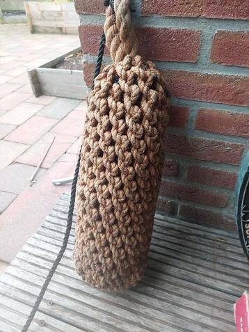 Touwfender gevlochten stootwil stootkussen 50cm x15 cm beschikbaar voor biedingen