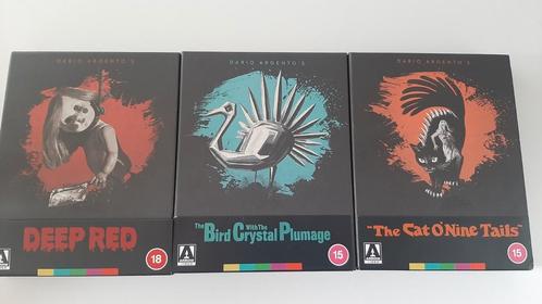 3 Dario Argento 4K UHD Blu-Ray Limited Editions. Arrow Video, Cd's en Dvd's, Blu-ray, Zo goed als nieuw, Horror, Boxset, Verzenden