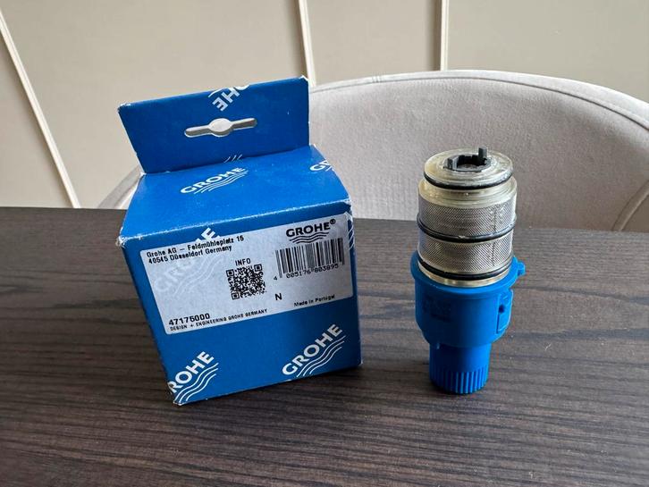 GROHE thermostatisch cartouche normaal 1/2, Doe-het-zelf en Verbouw, Sanitair, Nieuw, Kraan, Chroom, Ophalen of Verzenden