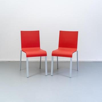 8 Vitra Maarten van Severen stoel Rood .03 stapelbaar beschikbaar voor biedingen