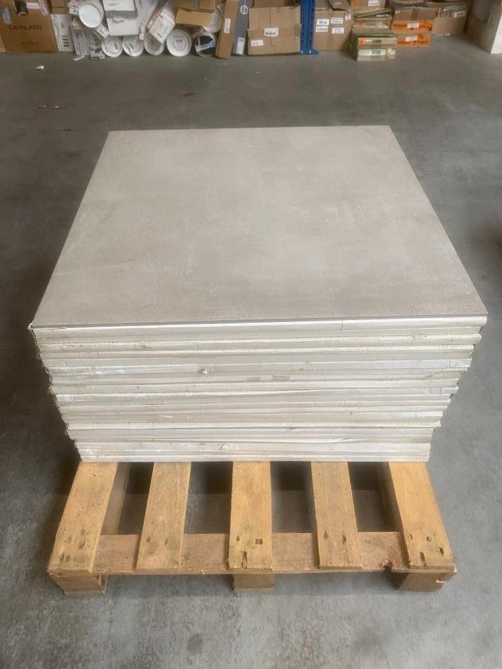 Restpartij tegels 80 x 80 cm grijs veel voorraad goedkoop, Doe-het-zelf en Verbouw, Tegels, Nieuw, Vloertegels, Keramiek, 60 cm of meer