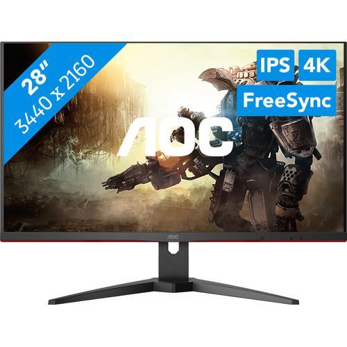 AOC U28G2AE 28 inch 4K gaming Monitor - Nieuw in doos!, Computers en Software, Monitoren, Nieuw, 61 t/m 100 Hz, DisplayPort, Gaming