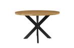Eettafel Mango Industrieel Metalen Poot Japandi, Huis en Inrichting, Tafels | Eettafels, Ophalen, Mango, Rond, Nieuw