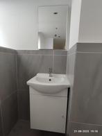 Set toiletmeubel wit met Aquavive kraan, spiegel en afvoer, Ophalen, 50 tot 100 cm, Zo goed als nieuw, Minder dan 100 cm