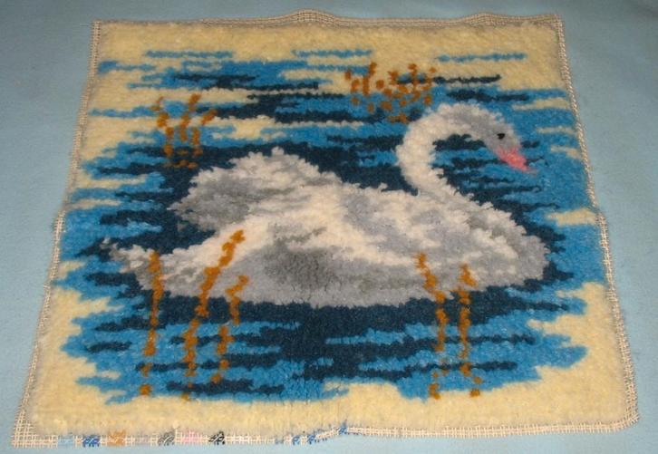 Vintage Smyrna kussen, Huis en Inrichting, Woonaccessoires | Kussens, Zo goed als nieuw, Vierkant, Ophalen of Verzenden