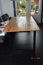 eettafel, Huis en Inrichting, Ophalen, 100 tot 150 cm, Mangohout, 200 cm of meer
