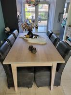 Mooie eetkamertafel set!, Ophalen, Gebruikt, 6 tot 8 stoelen
