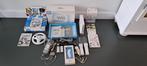 Wii zeer compleet met doos en vele extra's o.a. Mario kart, Ophalen of Verzenden, Zo goed als nieuw, Met 2 controllers, Met games