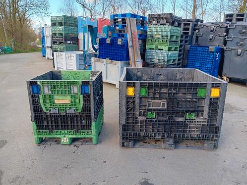 Inklapbare palletboxen ( en ook gewone), Doe-het-zelf en Verbouw, Kratten en Dozen, Gebruikt, Krat, 100 cm of meer, 50 cm of meer